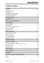 Preview for 4 page of Silvercrest 321581 1904 Operating Instructions Manual