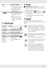 Preview for 12 page of Silvercrest 321587 1901 Operation And Safety Notes