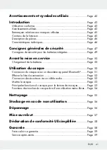 Предварительный просмотр 41 страницы Silvercrest 322177 1901 Operation And Safety Notes