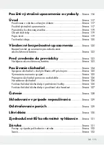 Preview for 115 page of Silvercrest 322177 1901 Operation And Safety Notes