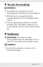 Preview for 14 page of Silvercrest 322212 1901 Operation And Safety Notes