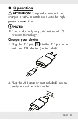 Preview for 34 page of Silvercrest 322212 1901 Operation And Safety Notes