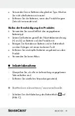 Preview for 19 page of Silvercrest 322244 Instructions For Use And Safety Notes