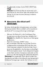 Preview for 26 page of Silvercrest 322244 Instructions For Use And Safety Notes