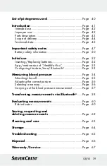 Preview for 39 page of Silvercrest 322244 Instructions For Use And Safety Notes