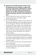 Preview for 49 page of Silvercrest 322244 Instructions For Use And Safety Notes