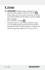 Preview for 64 page of Silvercrest 322244 Instructions For Use And Safety Notes