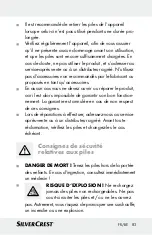 Preview for 83 page of Silvercrest 322244 Instructions For Use And Safety Notes