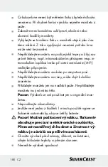 Preview for 180 page of Silvercrest 322244 Instructions For Use And Safety Notes