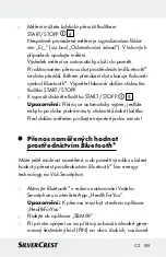 Preview for 189 page of Silvercrest 322244 Instructions For Use And Safety Notes