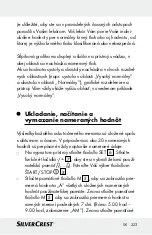 Preview for 223 page of Silvercrest 322244 Instructions For Use And Safety Notes