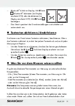 Предварительный просмотр 19 страницы Silvercrest 322247 Instructions For Use And Safety Notes