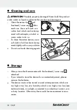 Предварительный просмотр 58 страницы Silvercrest 322247 Instructions For Use And Safety Notes