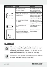 Предварительный просмотр 60 страницы Silvercrest 322247 Instructions For Use And Safety Notes