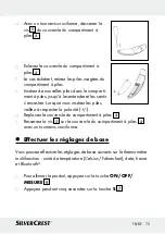 Предварительный просмотр 75 страницы Silvercrest 322247 Instructions For Use And Safety Notes