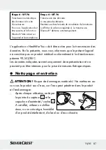 Предварительный просмотр 87 страницы Silvercrest 322247 Instructions For Use And Safety Notes