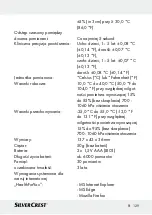 Предварительный просмотр 129 страницы Silvercrest 322247 Instructions For Use And Safety Notes