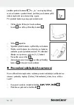 Предварительный просмотр 164 страницы Silvercrest 322247 Instructions For Use And Safety Notes