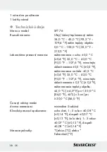 Предварительный просмотр 186 страницы Silvercrest 322247 Instructions For Use And Safety Notes