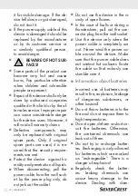 Preview for 11 page of Silvercrest 324120 1901 Operation And Safety Instructions