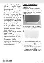 Предварительный просмотр 12 страницы Silvercrest 324120 1901 Operation And Safety Instructions