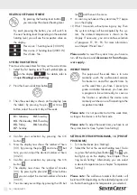 Preview for 15 page of Silvercrest 324120 1901 Operation And Safety Instructions