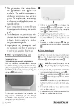 Preview for 28 page of Silvercrest 324120 1901 Operation And Safety Instructions