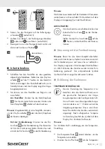 Preview for 46 page of Silvercrest 324120 1901 Operation And Safety Instructions