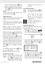 Предварительный просмотр 47 страницы Silvercrest 324120 1901 Operation And Safety Instructions