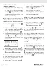 Предварительный просмотр 49 страницы Silvercrest 324120 1901 Operation And Safety Instructions