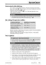 Preview for 10 page of Silvercrest 325679 1910 Operating Instructions Manual