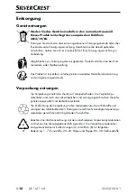 Preview for 13 page of Silvercrest 325679 1910 Operating Instructions Manual