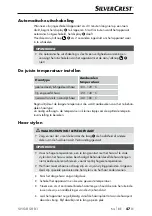 Preview for 50 page of Silvercrest 325679 1910 Operating Instructions Manual