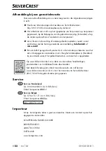 Preview for 55 page of Silvercrest 325679 1910 Operating Instructions Manual