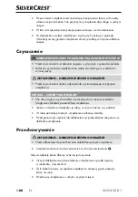 Preview for 63 page of Silvercrest 325679 1910 Operating Instructions Manual