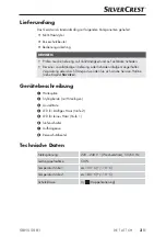 Preview for 6 page of Silvercrest 325703 1910 Operating Instructions Manual