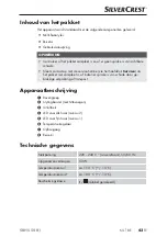 Preview for 46 page of Silvercrest 325703 1910 Operating Instructions Manual