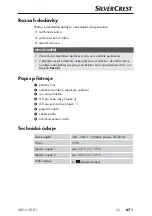 Preview for 70 page of Silvercrest 325703 1910 Operating Instructions Manual