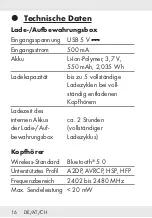 Предварительный просмотр 16 страницы Silvercrest 325997 1901 Operation And Safety Notes