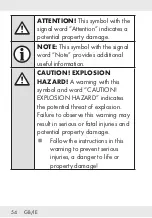 Предварительный просмотр 54 страницы Silvercrest 325997 1901 Operation And Safety Notes