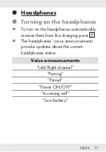 Предварительный просмотр 77 страницы Silvercrest 325997 1901 Operation And Safety Notes