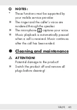 Предварительный просмотр 85 страницы Silvercrest 325997 1901 Operation And Safety Notes