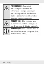 Предварительный просмотр 98 страницы Silvercrest 325997 1901 Operation And Safety Notes