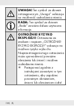 Предварительный просмотр 190 страницы Silvercrest 325997 1901 Operation And Safety Notes