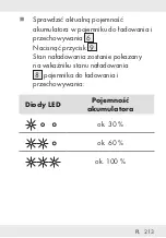 Предварительный просмотр 213 страницы Silvercrest 325997 1901 Operation And Safety Notes