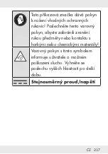 Предварительный просмотр 237 страницы Silvercrest 325997 1901 Operation And Safety Notes