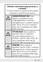 Предварительный просмотр 279 страницы Silvercrest 325997 1901 Operation And Safety Notes