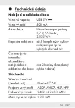 Предварительный просмотр 287 страницы Silvercrest 325997 1901 Operation And Safety Notes