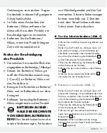 Предварительный просмотр 9 страницы Silvercrest 326517_1904 Operation And Safety Notes