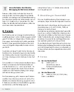 Предварительный просмотр 14 страницы Silvercrest 326517_1904 Operation And Safety Notes